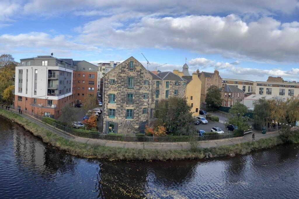 My Waterfront Apartment, Views Over Water Of Leith Edimburgo Exterior foto