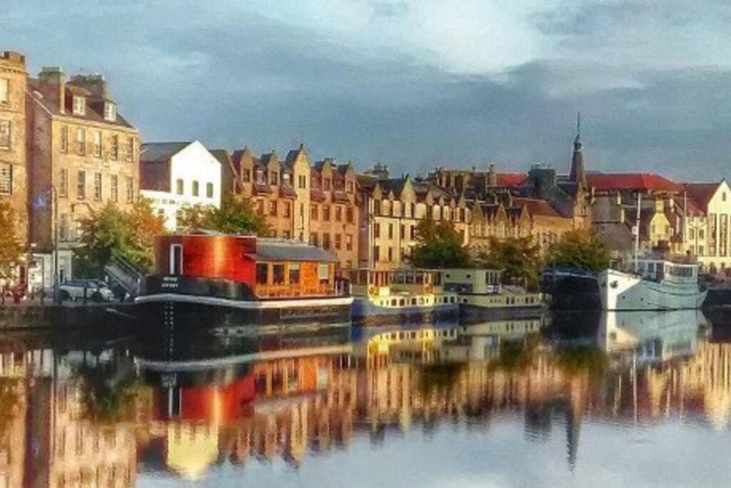My Waterfront Apartment, Views Over Water Of Leith Edimburgo Exterior foto
